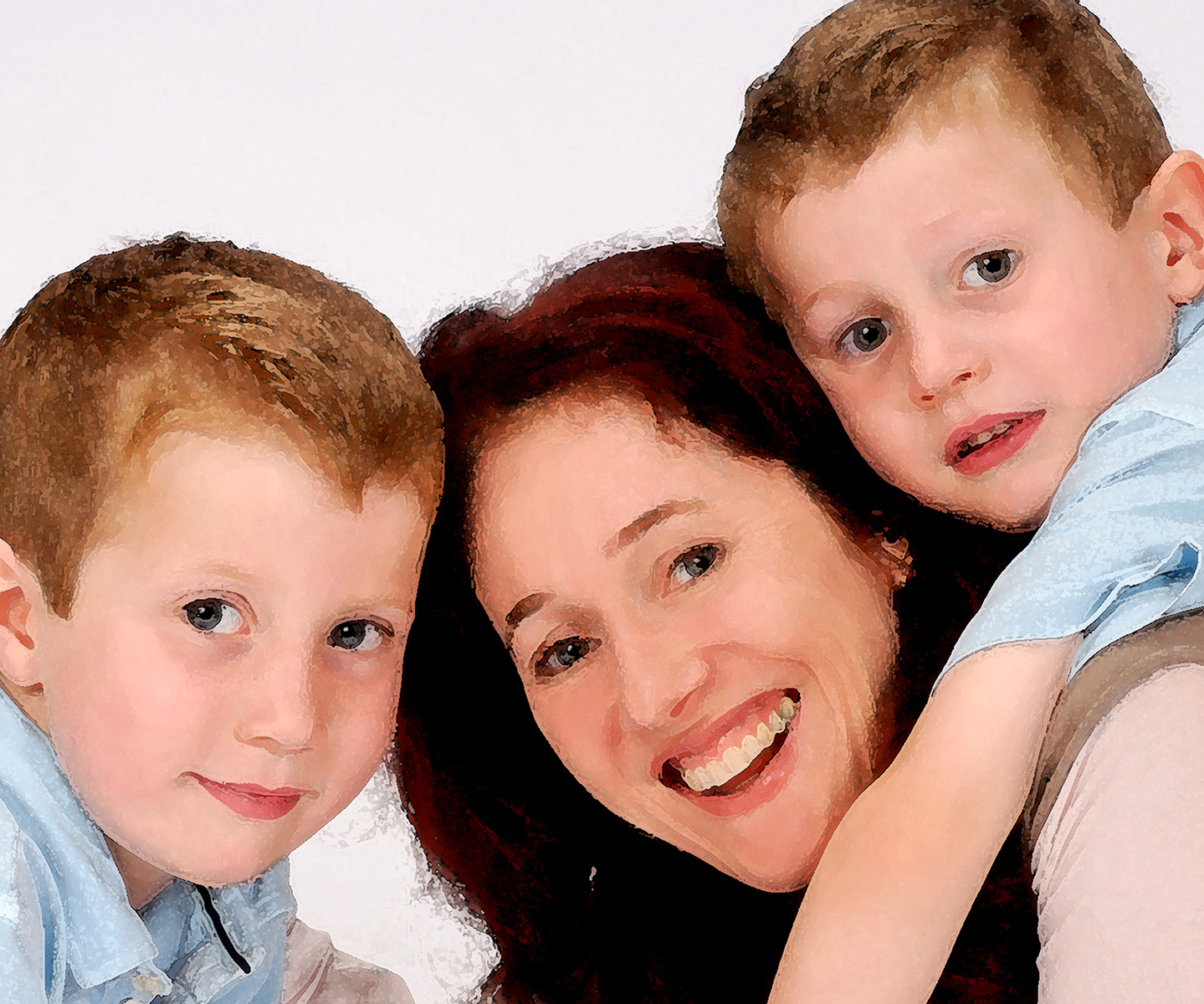 Hall Mum and Boys
